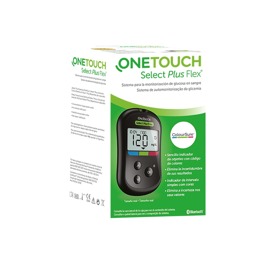 GLUCOMETRO ONETOUCH SELECT PLUS FLEX