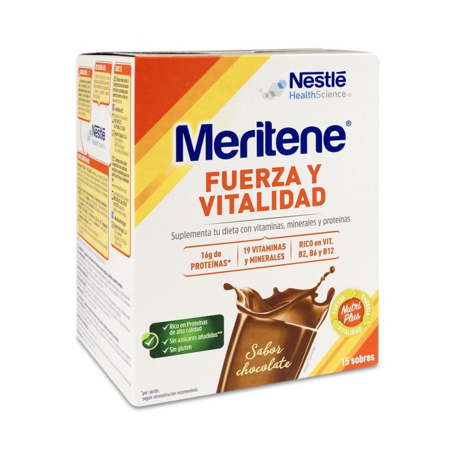 MERITENE CHOCOLATE 15 SOBRES 30G