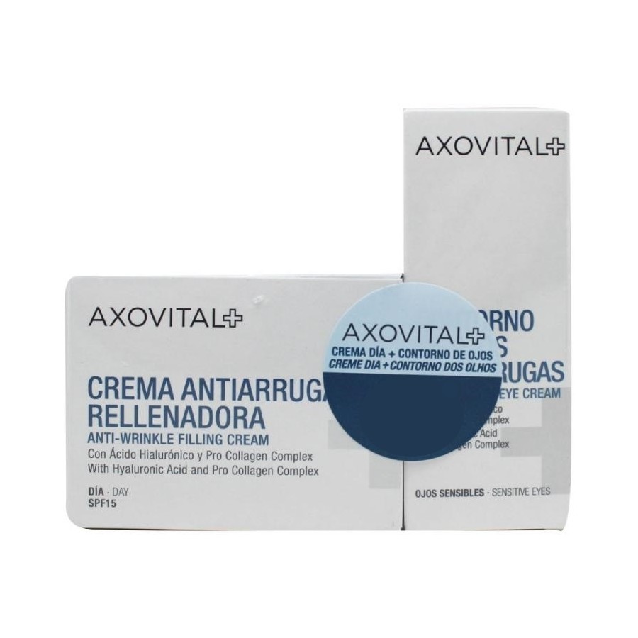 AXOVITAL CREMA DIA ANTIARRUGAS SPF+15 + CONTORNO 50 ML