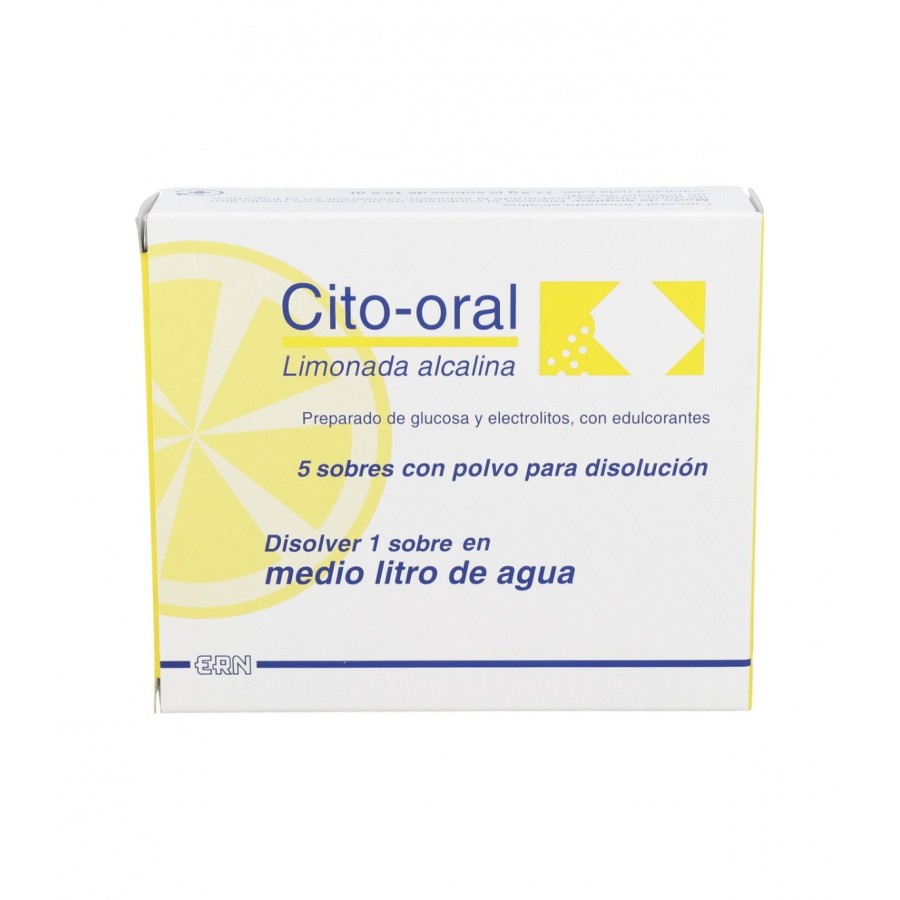 CITO-ORAL LIMONADA ALCALINA 5 BOLSAS