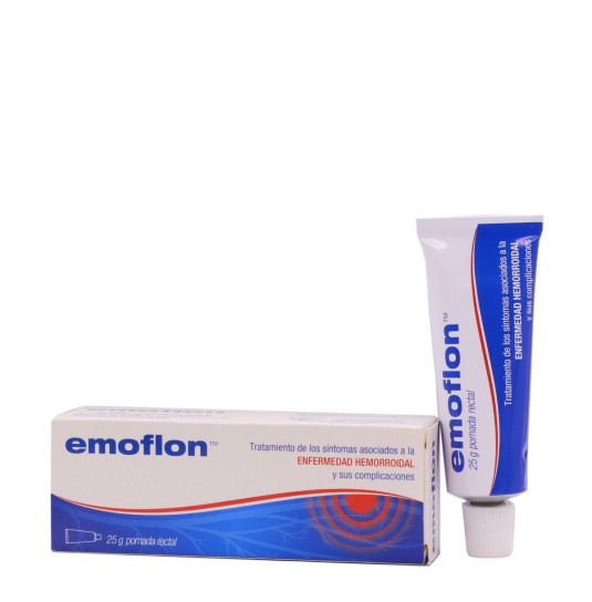 EMOFLON POMADA RECTAL 25 MG
