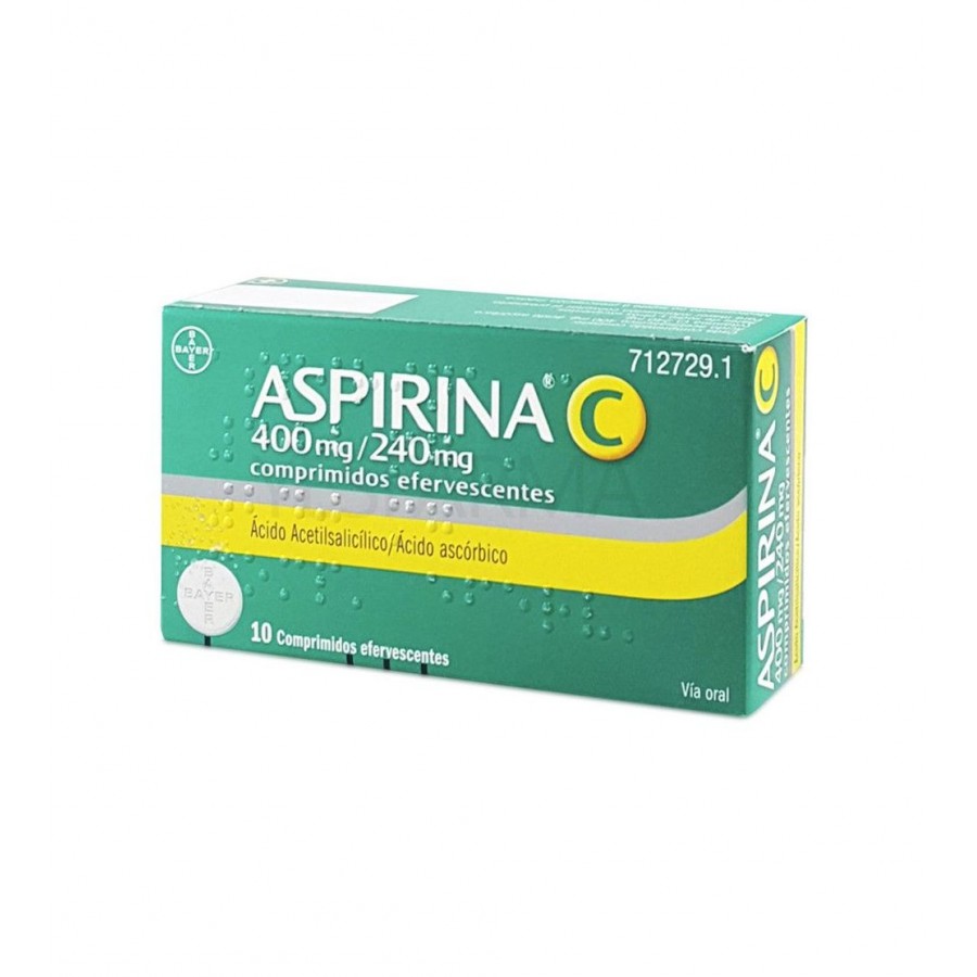 ASPIRINA C 400/240 MG 20 COMPRIMIDOS EFERVESCENT