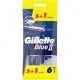 GILLETTE MAQUINA BLUE II 6 UNIDADES