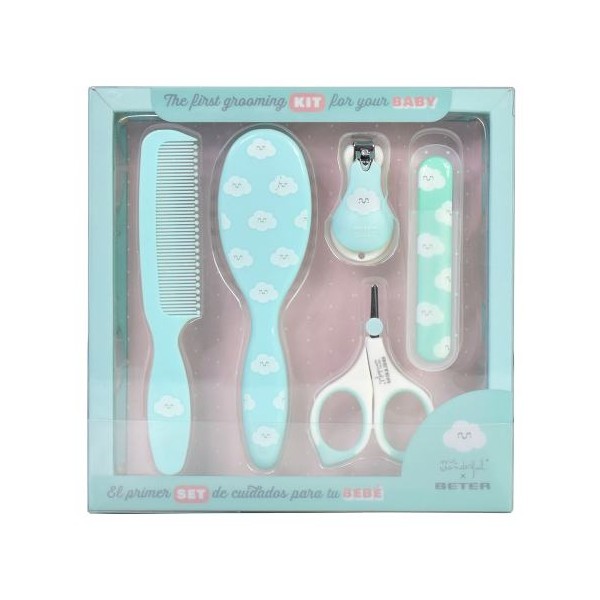 BETER KIT MANICURA BEBE MR WONDERFUL AZUL