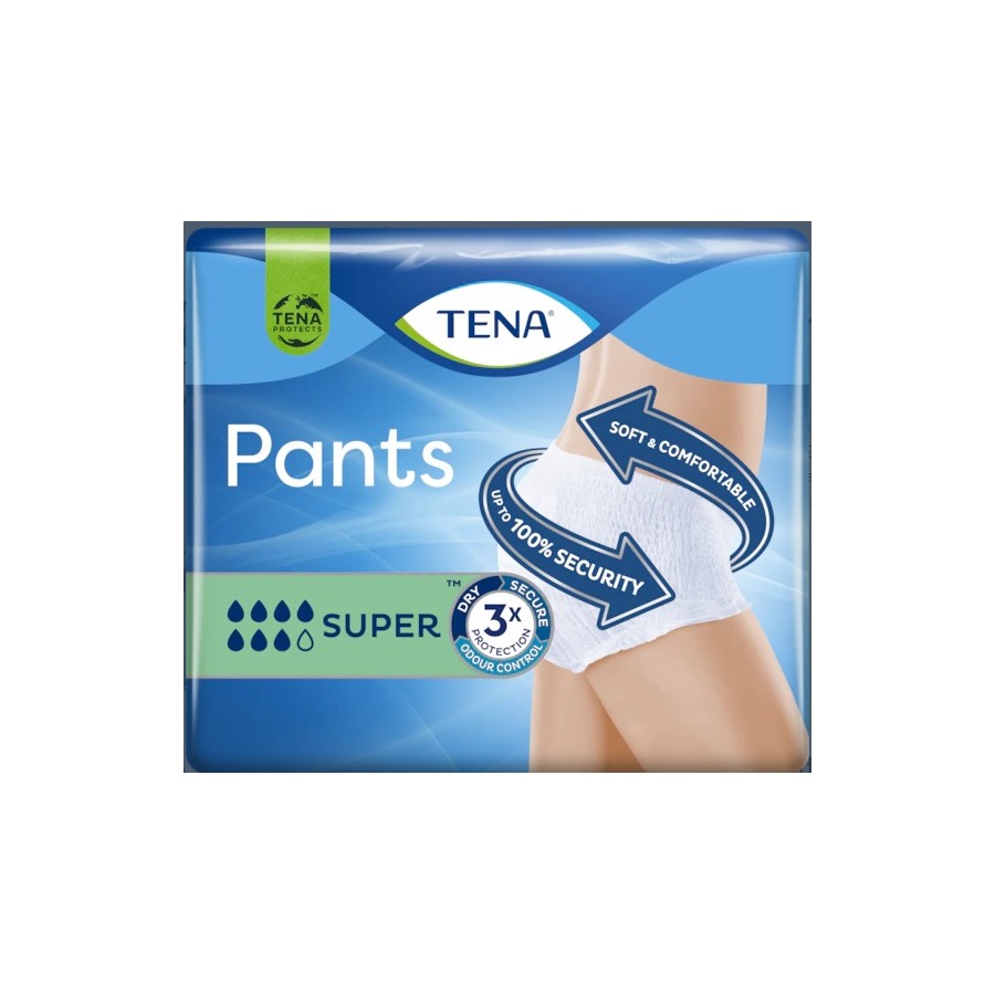 TENA PANTS SUPER LARGE 12 U