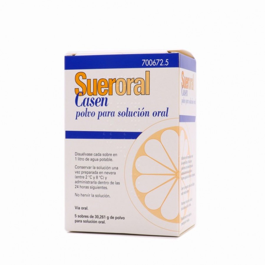 SUERORAL CASEN 5 SOBRES POLVO SOLUCION ORAL