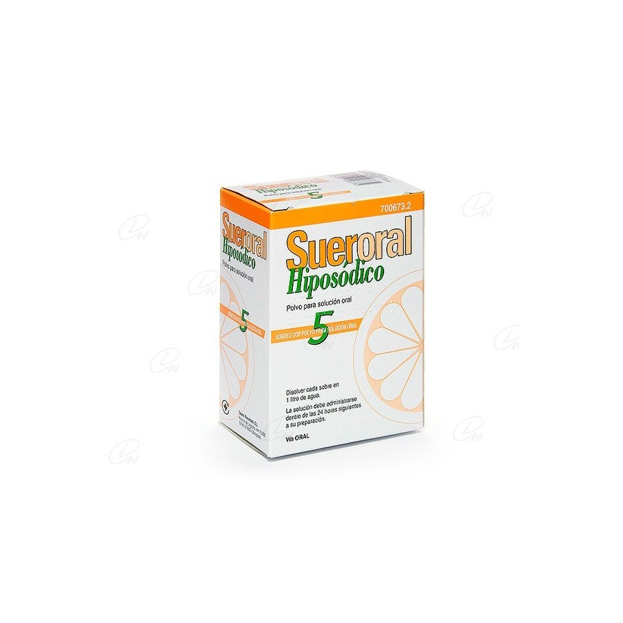 SUERORAL HIPOSODICO 5 SOBRES POLVO SOLUCION ORAL