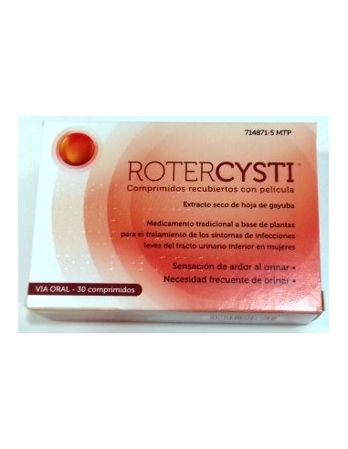 ROTERCYSTI 30 COMPRIMIDOS