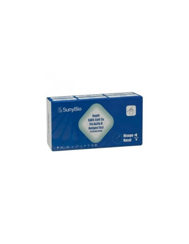 TEST NASAL ANTIGENOS SARS-COV-2 Y GRIPE A/B SUNYBIO (ALEU MEDICAL) 1 TEST