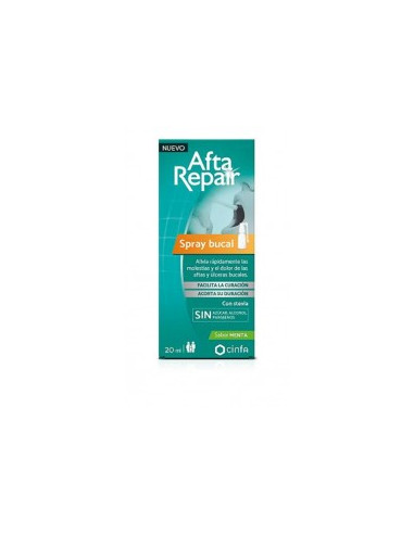 AFTA REPAIR SPRAY BUCAL 1 ENVASE 20 ML SABOR MENTA