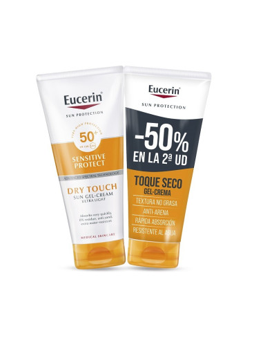 EUCERIN SUN SPF 50+ GEL CREAM 2X200ML