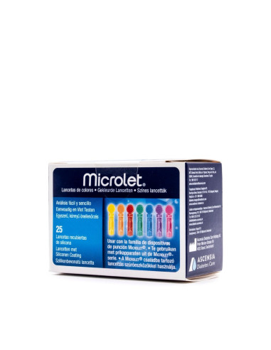 MICROLET LANCETAS 25 UND. R/6544