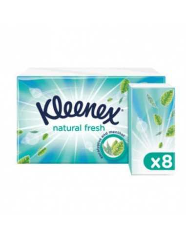 KLEENEX PAÑUELOS EUCALIPTO 8U