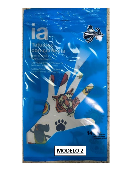 IA TATUAJES CON CITRONELA 14 UNIDADES