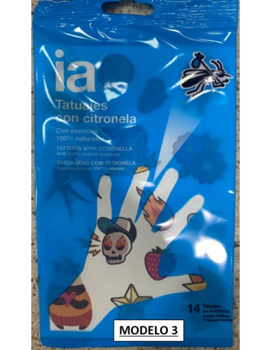 IA TATUAJES CON CITRONELA 14 UNIDADES