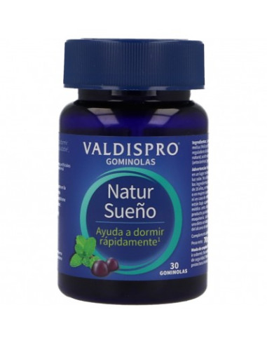 VALDISPRO GOMINOLAS SUEÑO ACCION RAPIDA 30 GOMINOLAS SABOR FRUTOS DEL BOSQUE