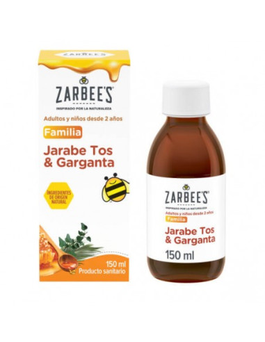 ZARBEES JARABE FAMILIA TOS Y GARGANTA 150 ML