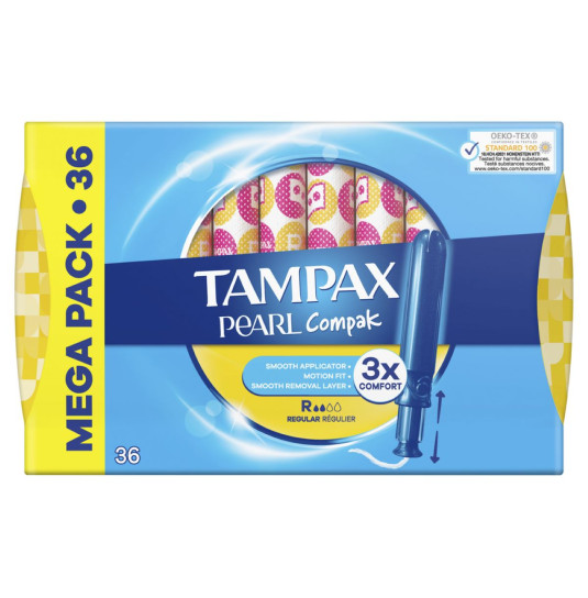 TAMPAX COMPAK PEARL REGULAR...