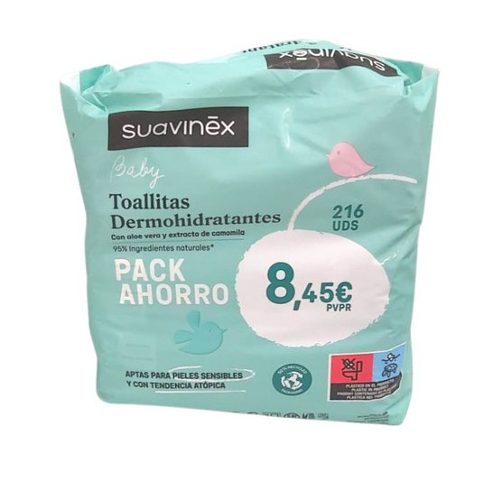SUAVINEX TOALLITAS PACK  3X72