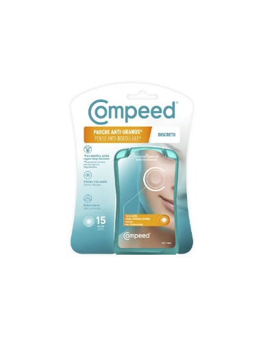 COMPEED ANTI-GRANOS DISCRETO TRIPLE ACCION 15 UNIDADES