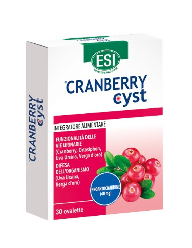 CRANBERRY CYST ARANDANO ROJO 30 TABLETAS