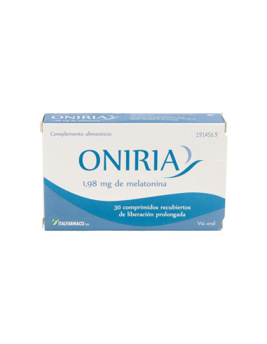 ONIRIA 30 COMPRIMIDOS RECUBIERTOS