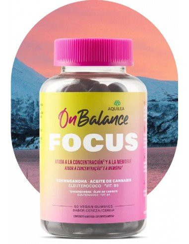 AQUILEA ONBALANCE FOCUS 60 GOMINOLAS SABOR CEREZA