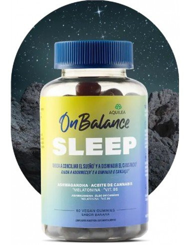 AQUILEA ONBALANCE SLEEP 60 GOMINOLAS SABOR BANANA