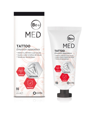 BE+ MED TATTOO EMULSION REPARADORA 1 TUBO 40 ML