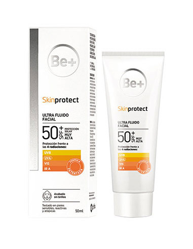 BE+ SKIN-PROTECT ULTRAFLUIDO FACIAL 50+SPF 50 ML