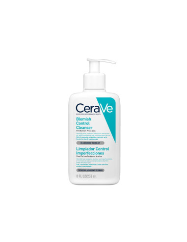 CERAVE LIMPIADOR CONTROL IMPERFECCIONES 1 ENVASE 236 ML