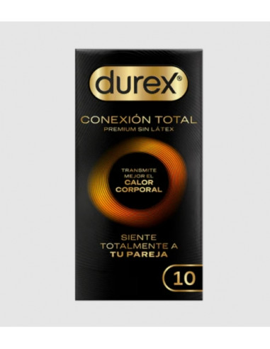 DUREX CONEXION TOTAL 10 PRESERVATIVOS NITRILO SIN LATEX