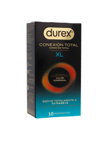 DUREX CONEXION TOTAL XL 10 PRESERVATIVOS