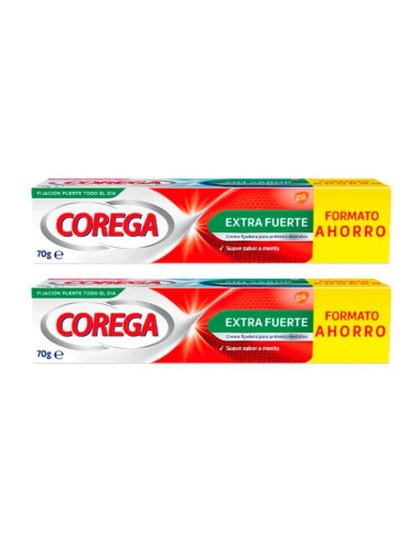 COREGA ADHESIVO EXTRA FUERTE 70G DUPLO