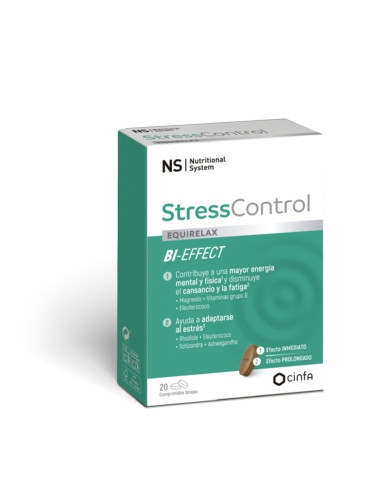 NS EQUIRELAX STRESSCONTROL BI-EFFECT 20 COMPRIMIDOS BICAPA