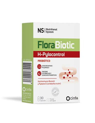 NS FLORABIOTIC H-PYLOCONTROL 28 CAPSULAS