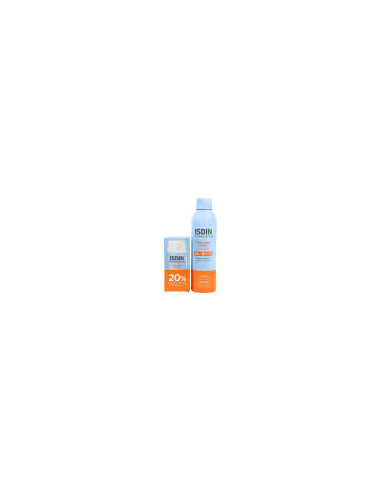 ISDIN PACK SPF50+ FUSION WATER 50ML+ TRANSPARENT SPRAY 250ML