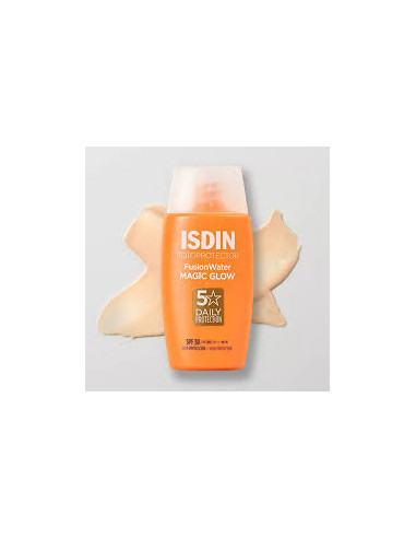 ISDIN SPF 50+ FUSION WATER MAGIC GLOW 50 ML