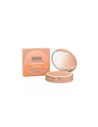 ISDIN SPF 50+ MAQUILLAJE COMPACTO MEDIUM 10G