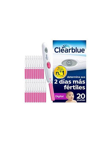 CLEARBLUE TEST DE OVULACION DIGITAL 20 UNIDADES