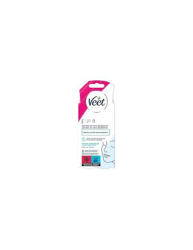 VEET PURE 16 BANDAS FACIALES