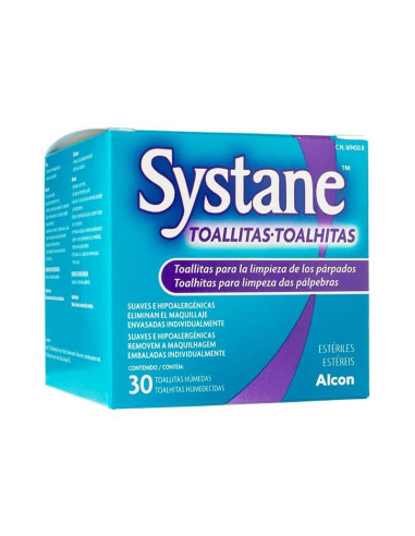 SYSTANE 30 TOALLITAS HUMEDAS ESTERILES