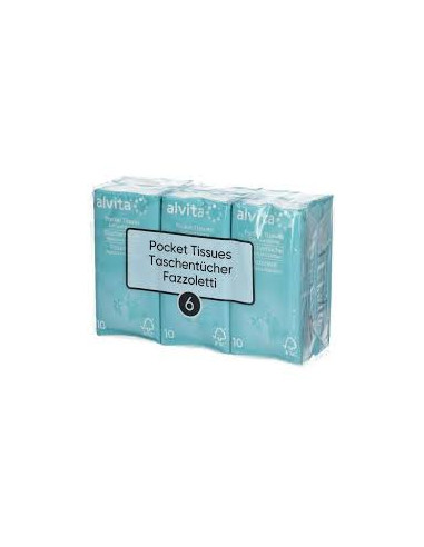 ALVITA PAÑUELOS BOLSILLO 6U