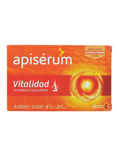 APISERUM VITALIDAD 30 CAPSULAS BLANDAS