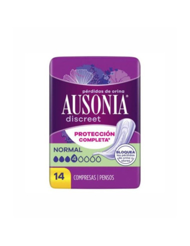 AUSONIA DISCREET NORMAL MUY LIGERA  14 UNIDADES