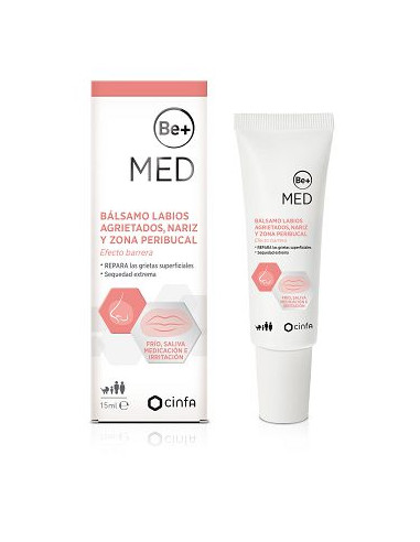BE+ MED BALSAMO LABIOS AGRIETADOS NARIZ Y ZONA...