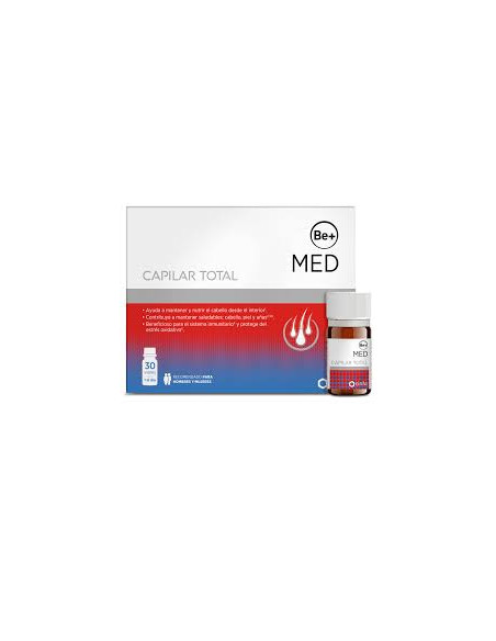BE+ MED CAPILAR TOTAL 30 VIALES 10 ML