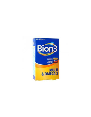 BION3 MULTI & OMEGA-3 30 COMPRIMIDOS + 30 CAPSULAS