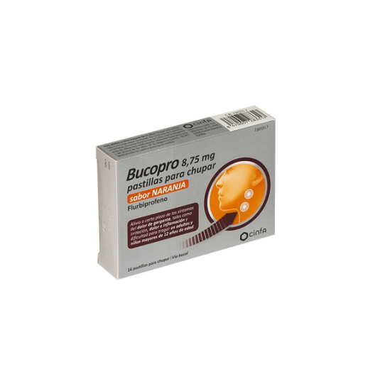 BUCOPRO 16 PASTILLAS NARANJA