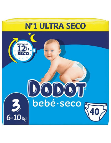 DODOT PAÑAL T3 (6-10K) 40 U